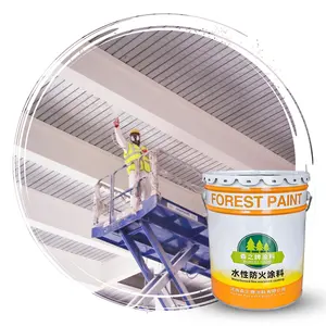 New Type White chemical fire retardant coating fireproof paint to Protect Steel high temperature resistant