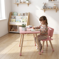 Meubles de maternelle Montessori personnalisés, table et chaise pour enfants pour le salon