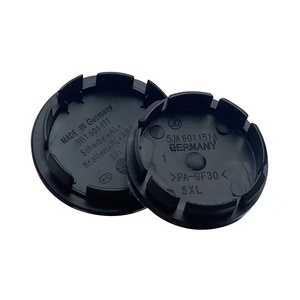 Cache-moyeux décoratifs 56mm 60mm 65mm Noir Argent Vert à clipser en alliage d'aluminium Fabriqué en Allemagne - Product Image 4