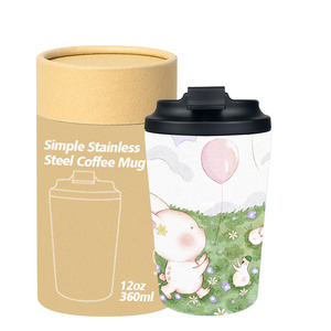 Gobelet isotherme en acier inoxydable <span class=keywords><strong>à</strong></span> double paroi sans BPA <span class=keywords><strong>de</strong></span> 8/12 oz avec couvercle, idéal pour les cadeaux <span class=keywords><strong>de</strong></span> <span class=keywords><strong>Noël</strong></span> en gros - Product Image 2