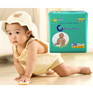 Nhà máy từ chối em bé dễ thương dùng một lần lớp B bé tã trong kiện - Product Image 3