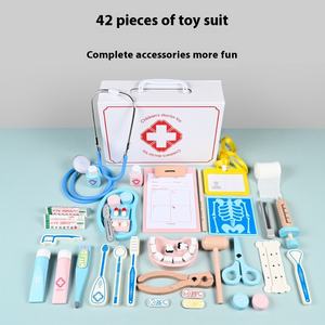 Casa <span class=keywords><strong>de</strong></span> juegos educativa para niños, juego <span class=keywords><strong>de</strong></span> rol, caja <span class=keywords><strong>de</strong></span> herramientas médica, simulación, médico para niños, juego <span class=keywords><strong>de</strong></span> juguetes <span class=keywords><strong>de</strong></span> 42 piezas - Product Image 2