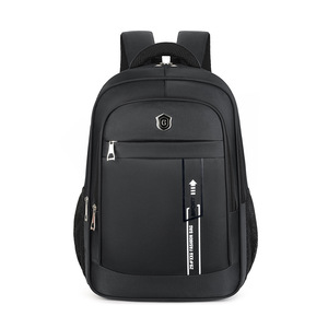 <b>Laptop</b> <b>Backpack</b> <b>For</b> Men And Women 15 Inches Multi Layer Travel School Bag With Trolley Black Gray Blue Solid Color - Product Image 1