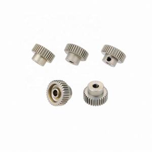 2pcs 64DP 3.175mm 21T- 25T 26T 28T 29T 30T 32T 35T 40T 41T <span class=keywords><strong>45T</strong></span> 46T-50T Aluminium Métal Pignon Moteur pour 1/10 moteur de voiture RC - Product Image 4