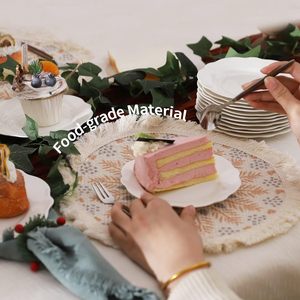 Dinning Cheap Bulk Restaurant Hotel Fine <b>Porcelain</b> Ceramic New Bone China Pure White Flat Dessert Side Dinner <b>Plate</b> and Dishes - Product Image 4