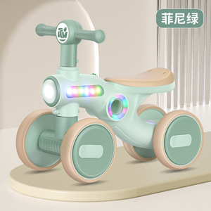 Bicicletta Senza Pedali a Quattro Ruote per Bambini, <span class=keywords><strong>Bici</strong></span> da Equilibrio per Neonati, Veicolo <span class=keywords><strong>Giocattolo</strong></span> con Musica e Luci - Product Image 5