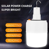 TAIKOO – ampoule solaire LED à économie d'énergie, cadre de lampe de marché nocturne, Mobile, lampe de camping d'urgence à énergie solaire extérieure