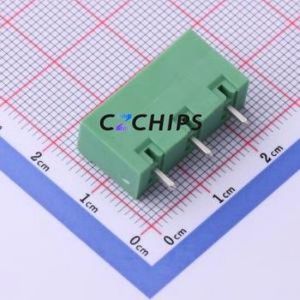 1766783 Plug-in Terminal Block Through hole Component (THT),P=7.62mm Connector 7.62mm Green Straight Pin 3P - Product Image 2