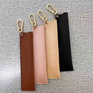 Deri japon kore kalem saklama çantası taşıma-kalem kolye ve asılı toka 2-kalem seti ile cetvel kalemi Stylus tutucu - Product Image 6