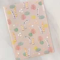 Hot New L-Shaped Single Page A4 Taille Document Dossier En Plastique Transparent Couleur PP Matériel Pochette De Stockage De Fichiers