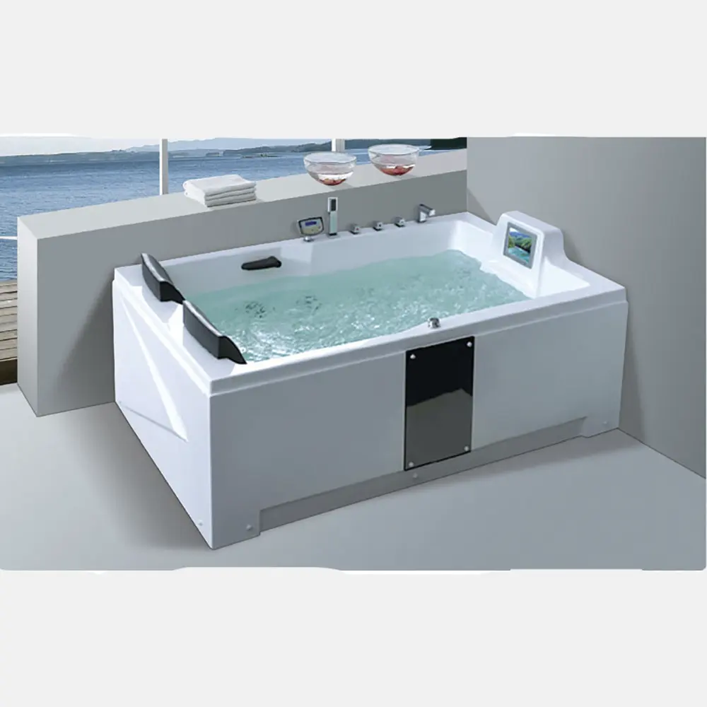Modern Design House Use Customized Waterfall Spa Tub High-end Jettd Massage Hot Sale Adult Bathtubs