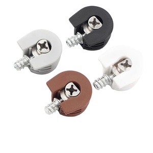 Fastener Furniture Fittings Invisible Shelf Supports Rafix Wood <b>Cabinet</b> 3 In1 Plastic Furniture Connector - Product Image 4