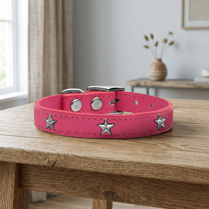 Handmade Highest Quality Genuine Leather <b>Dog</b> <b>Leash</b> Rivet Design Eco-Friendly Fashion Medium Breed Size Dry Clean Only - Product Image 3