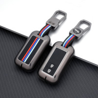 DM pour SUZUKI Across 2020-2021 : Accessoires de clé de voiture, coques intelligentes en alliage de zinc avec porte-clés et étuis de protection pour clés
