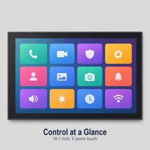 Tablet PC Android 15 de 10.1 Pulgadas para Montaje en Pared, Panel Táctil Q898X, PoE, <span class=keywords><strong>USB</strong></span> C, <span class=keywords><strong>USB</strong></span> A, RJ45, WiFi 6, RK3566, 1280*800, Panel Inteligente para el Hogar - Product Image 6