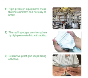 A buon mercato pronto per la spedizione in plastica autosigillante bianco <span class=keywords><strong>Express</strong></span> Pe borse Poly Mailer lucido Poly Mailer per abbigliamento - Product Image 5