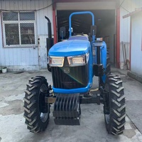 Nouveau tracteur agricole compact 4x4 diesel 80 CV avec boîte de vitesses et moteur