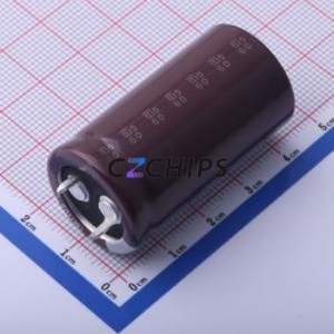 Condensateur électrolytique en aluminium à encliquetage TLS250V470M22*40 V, composant traversant (THT), D22xL40mm 470uF 20% 250V 10mm - Product Image 2