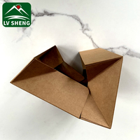 Gratis Sample Custom Logo Milieuvriendelijk Wegwerp Kraftpapier Sushi Doos Bakkerij Voedsel Verpakking Met Venster