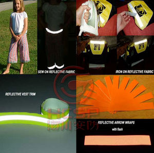 Vải Phản Quang Sọc Truyền Nhiệt Đồ Họa HCSP Cho Áo Khoác Phản Quang - Product Image 3