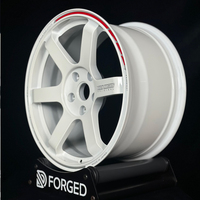 Velg GUDE Aluminium Alloy Forged Putih 25mm ET Time Attack Edition Deep Dish 18-22 Inch dengan Garansi Seumur Hidup untuk GR8 Saga