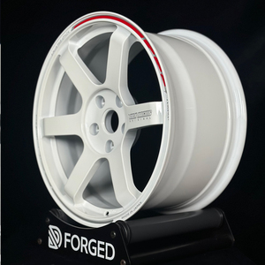 Jantes GUDE en alliage d'aluminium forgé blanc 25 mm ET <span class=keywords><strong>Time</strong></span> Attack Edition Deep Dish 18-22 pouces avec garantie à vie pour GR8 Saga - Product Image 3