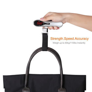 Portable Electronic Luggage Scale Mini Handheld LCD & LED Display Travel Bag Scale Factory Direct Sales - Product Image 4