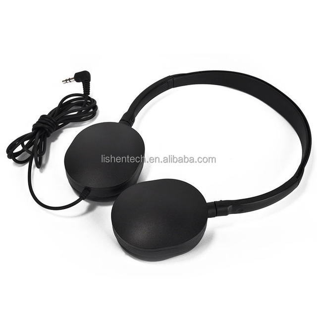 Factory Silicone Ear-pad Aviation Airplane Headset with Adjustable Headband Comfortable and Suitable for Different Head Size