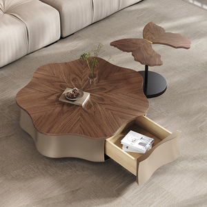 Tavolo da caffè moderno in legno retrò nuovo stile di design popolare tavolo da salotto <span class=keywords><strong>per</strong></span> Sake - Product Image 3