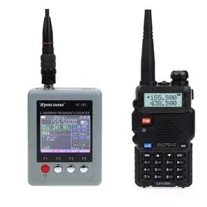 เครื่องวัดความถี่แบบพกพา SF-103 2MHz ~ 2Gen GHz 2.8สำหรับ DMR & Analog Two Way Radio เคาน์เตอร์ความถี่แบบพกพา SURECOM SF103เครื่องส่งรับวิทยุ