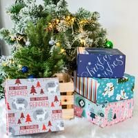 Maßgefertigte Rosa Luxus-Karton Faltbare Hochzeits-, Geburtstags-, Weihnachts-Geschenkbox mit Magnetverschluss