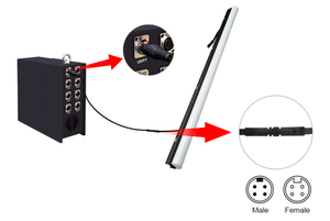 <span class=keywords><strong>Clen</strong></span> doble fila 128LEDs 32 pixels/m UCS8903 IC 16bit SPI nuevo brillo 1M Pixel Bar PLUS DC24V IP65 de la fila doble de la barra - Product Image 2