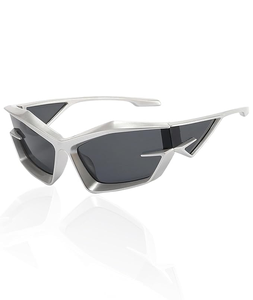 Lunettes de soleil unisexes personnalisées à demi-monture, coupe-vent, anti-UV, pour sports de plein air, course, marathon, volley-ball, cyclisme - Product Image 3