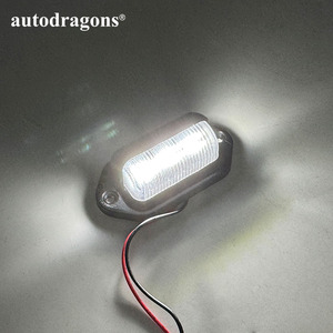 Lampe LED 6SMD 12V pour plaque d'immatriculation extérieure de camping-car, éclairage intérieur de camion, plafonnier, lampe de coffre/charge, lampe sous le capot - Product Image 1