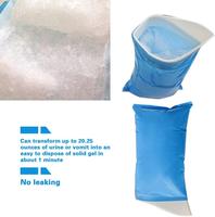 Mini sac Portable d'urgence de toilette, sac urinoir de toilette