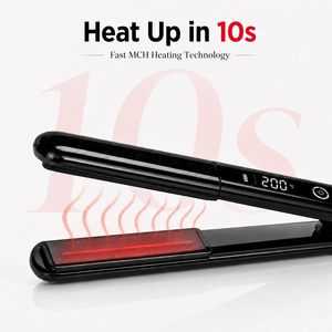 เครื่องหนีบผมและม้วนผม Voivey 2 in 1 แบบพกพาขนาดเล็ก แผ่นเซรามิก มอเตอร์ AC ปรับความเร็วได้ 3 ระดับ ไร้สาย ชาร์จไฟได้ พร้อมหน้าจอดิจิตอลและคลิปหนีบ - Product Image 6