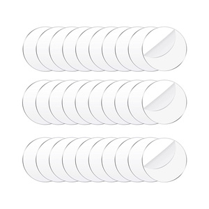 透明なアクリル装飾ブランク透明な円ディスク円形アクリルシートDIYクラフト用 - Product Image 4
