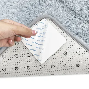 4 cái Thảm Gripper không trượt nhãn dán có thể giặt thảm Băng Thảm Pad cho sàn gỗ cứng phòng tắm tái sử dụng thảm grippers cố định nhãn dán