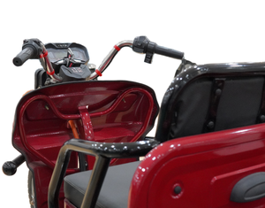 Popolare Open Body passegger 3 ruote bici elettrica con sedile pieghevole Cargo triciclo elettrico - Product Image 5