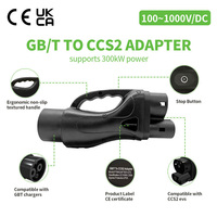 Adaptateur GBT vers CCS2 pour station de charge GBT, convertisseur de charge rapide DC pour véhicules électriques, 300A haute puissance, véhicule électrique 300KW WrightCharge