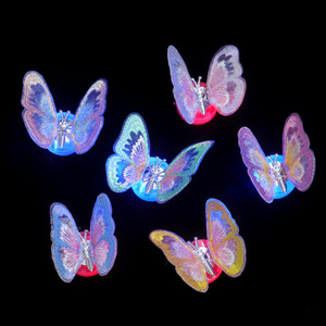 Novelty 3D Butterfly <b>Car</b> Decoration Plastic Figurine For <b>Interior</b> Decor Gift For Girls - Product Image 2