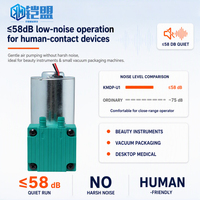 Pompe à diaphragme compacte DC KaiMeng KMDP-U1-24V 24V 12W 10L/min à faible bruit, compresseur d'air OEM pour applications médicales, esthétiques et laboratoires