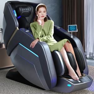 Silla de masaje eléctrica de cuerpo completo de gravedad cero 4D cómoda de alta calidad con función Shiatsu Spa de pies de cuero - Product Image 2