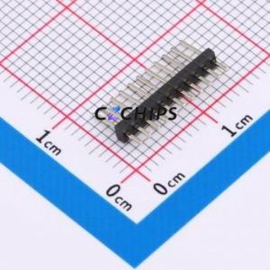 A127UP-ZD11P Pin Header Through hole Component (THT),P=1.27mm Connector 1x11P 1.27mm Pin Header Single Row - Product Image 1