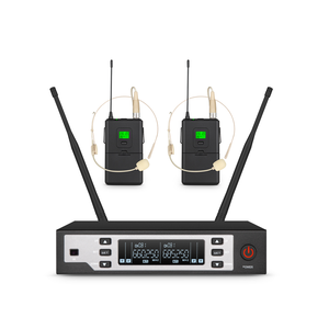 Micrófono Inalámbrico de Solapa UHF, Universal para Enseñanza, con Auriculares y Micrófono Dinámico de Cintura - Product Image 3