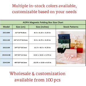 Oferta Especial Caja de Regalo Plegable Magnética de Cartón con Impresión Personalizada y Cinta para Ropa, Cosméticos y Juguetes - Product Image 4