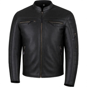 Chaqueta de Motocicleta Unisex para Invierno, Cuero de Búfalo Natural, Transpirable, de Secado Rápido, Ventilada, para Motociclistas, Turismo, Carreras Personalizadas - Product Image 2