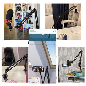 Support de téléphone portable universel à bras long flexible et réglable en hauteur pour diffusion vidéo en direct et photographie - Product Image 3