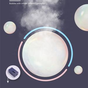 Máquina de burbujas de humo eléctrica automática para niños, juguete de varita de atomización recargable a mano - Product Image 3