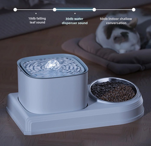 High Quality Automatic <strong>Pet</strong> Water Fountain with Stainless Steel Food <strong>Bowl</strong> Eco-friendly <strong>Durable</strong> <strong>Pet</strong> Feeder - Product Image 6